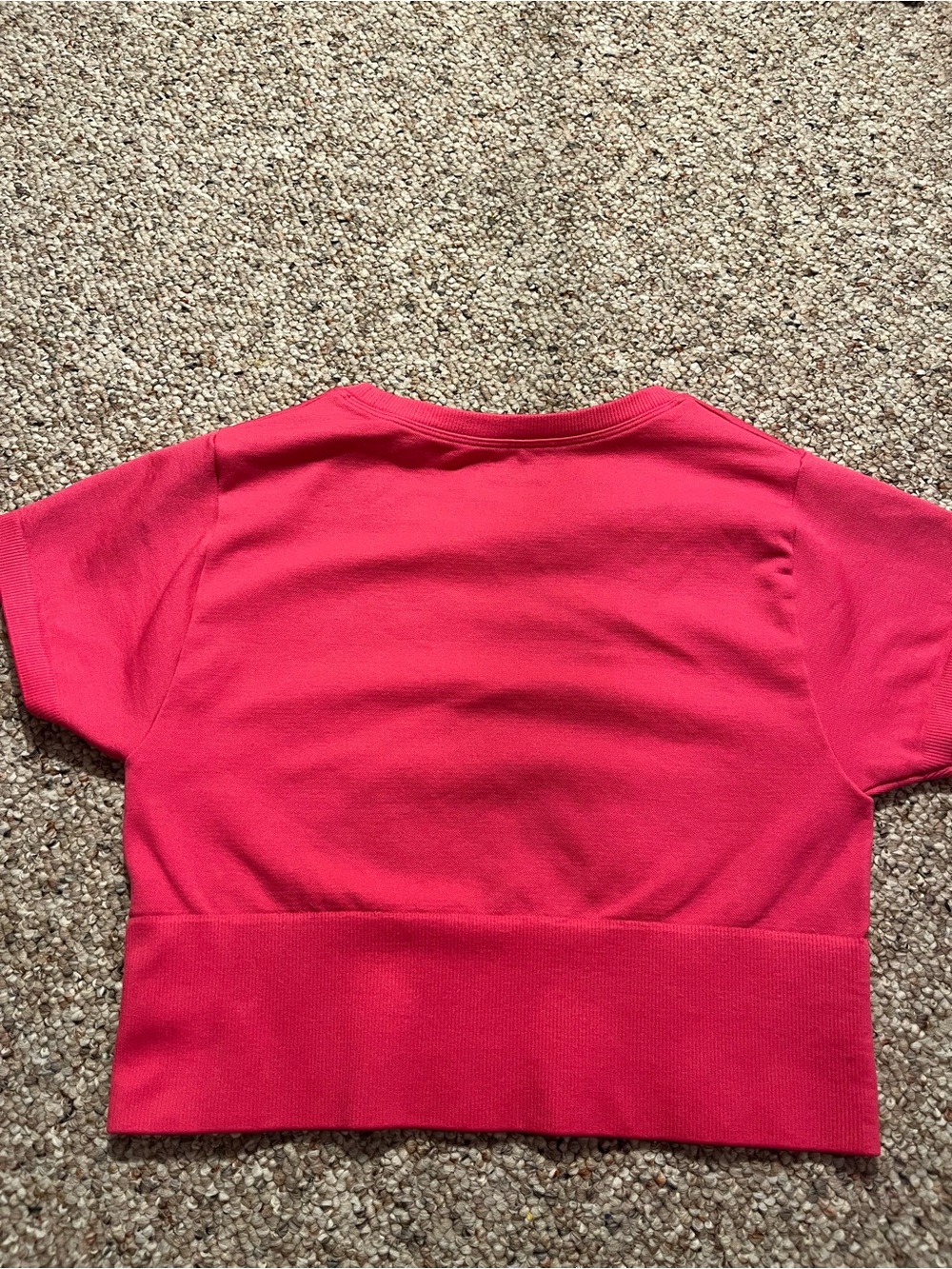 Offline by Aerie Hot Pink Active Crop Top Tee - Picture 6 of 6